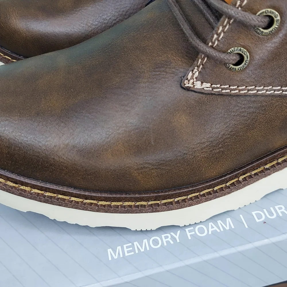 Buffalo David Bitton Metcalf Brown Chukka Boots Men Size 10 NWT Office Athlesure